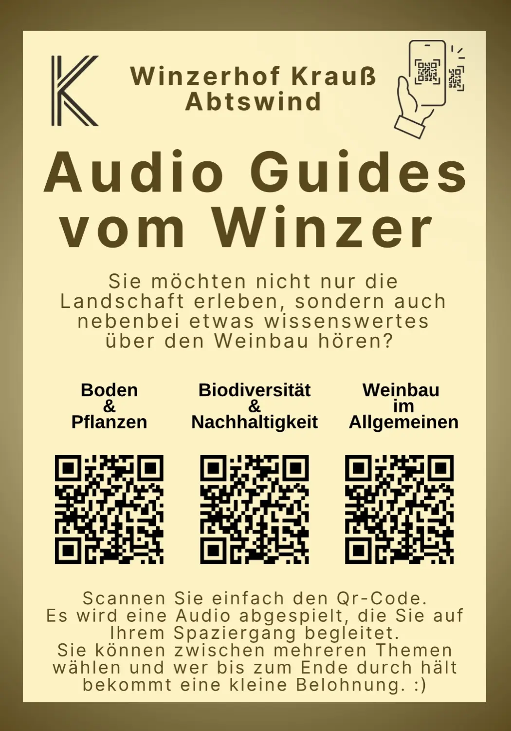 Audio-Guides vom Jungwinzer