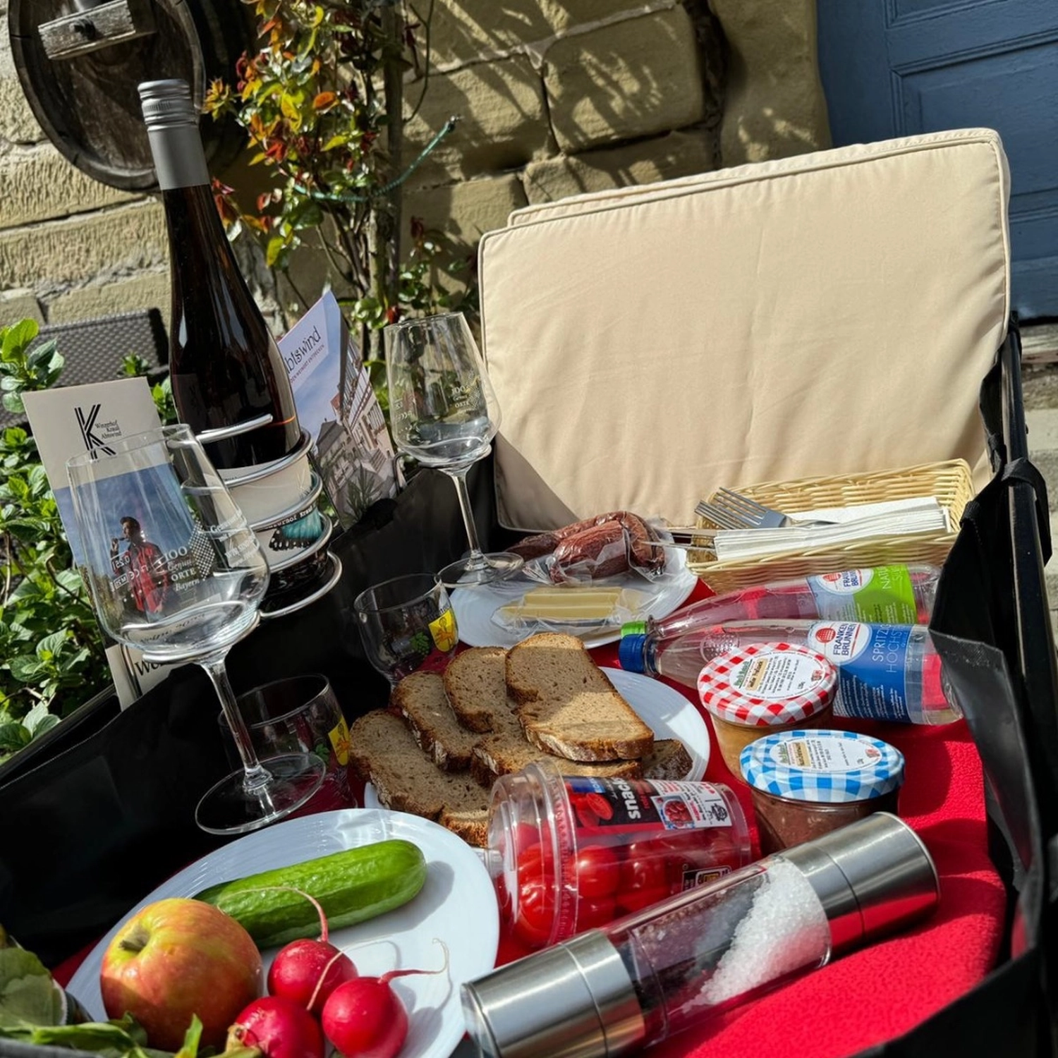 Lust auf Picknick im Weinberg